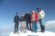 Csapatunk az Elbrusz Nyugati csúcsán